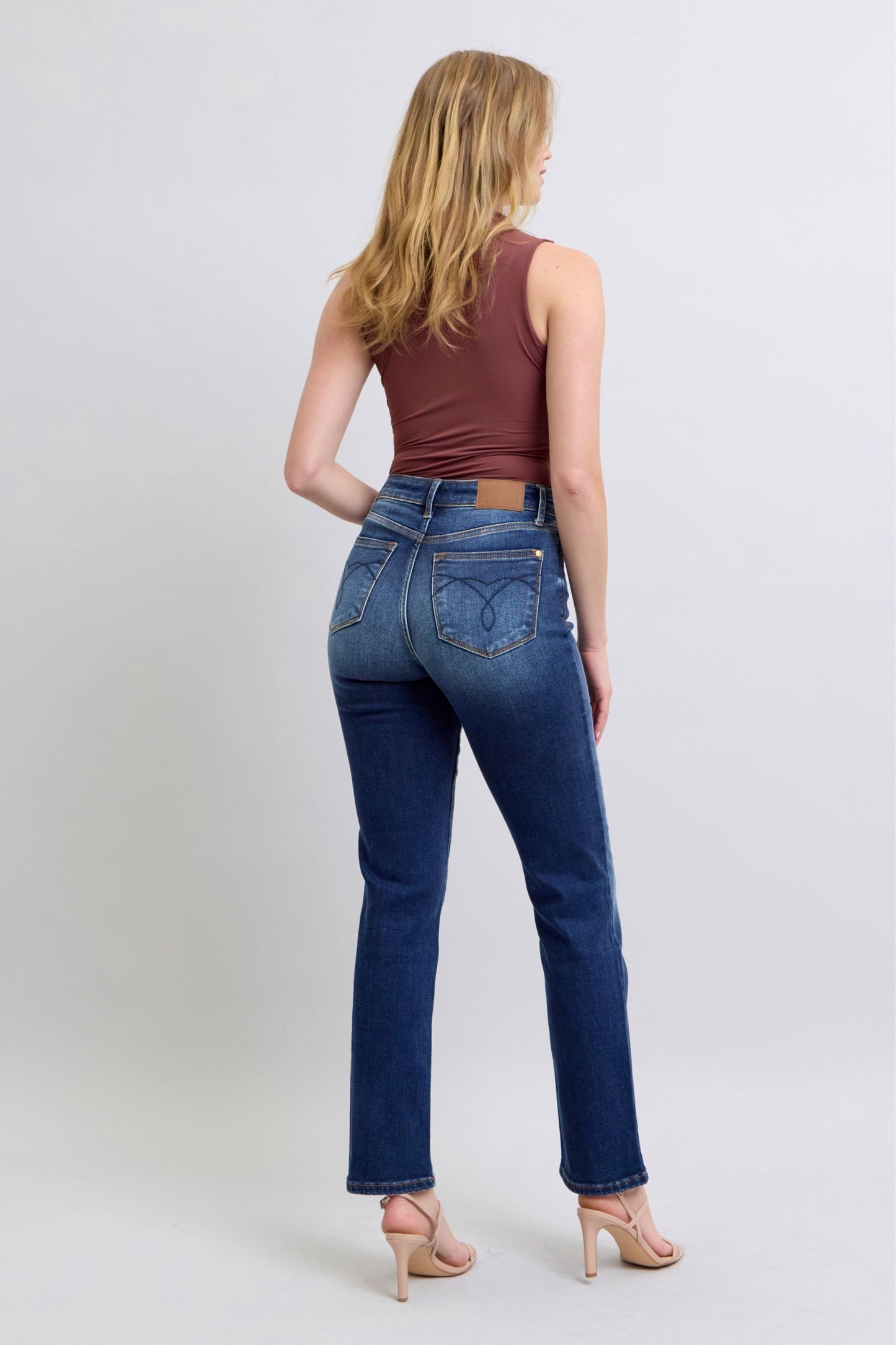 Judy Blue Back to December Straight Leg Jeans (0-24W)
