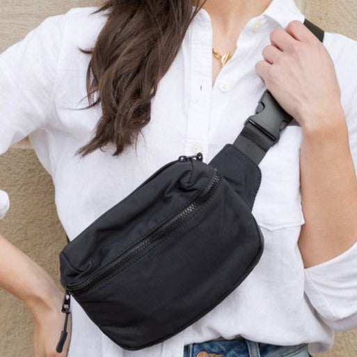 Aili's Corner Adventurer Nylon Sling Belt Bag