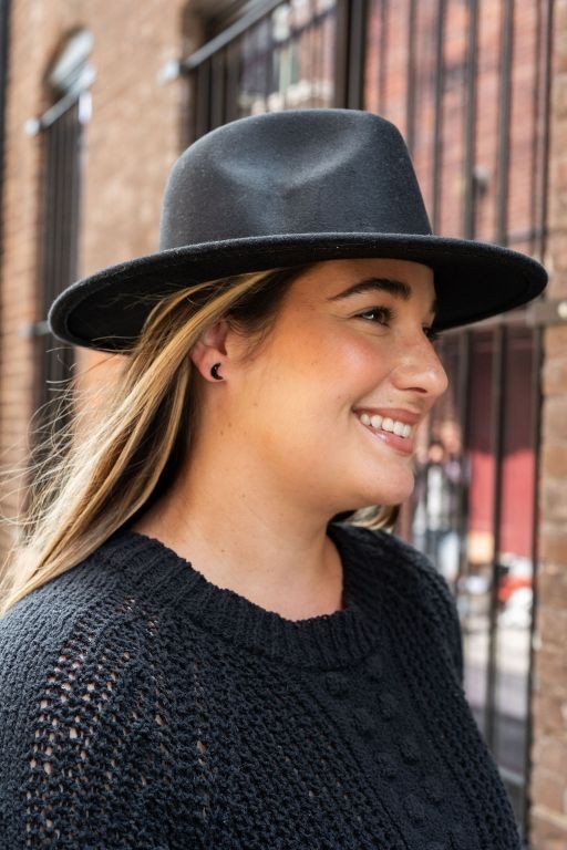 Spiffy & Splendid Moon Stud Earrings