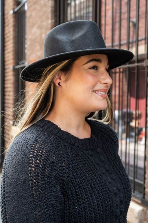 Spiffy & Splendid Moon Stud Earrings