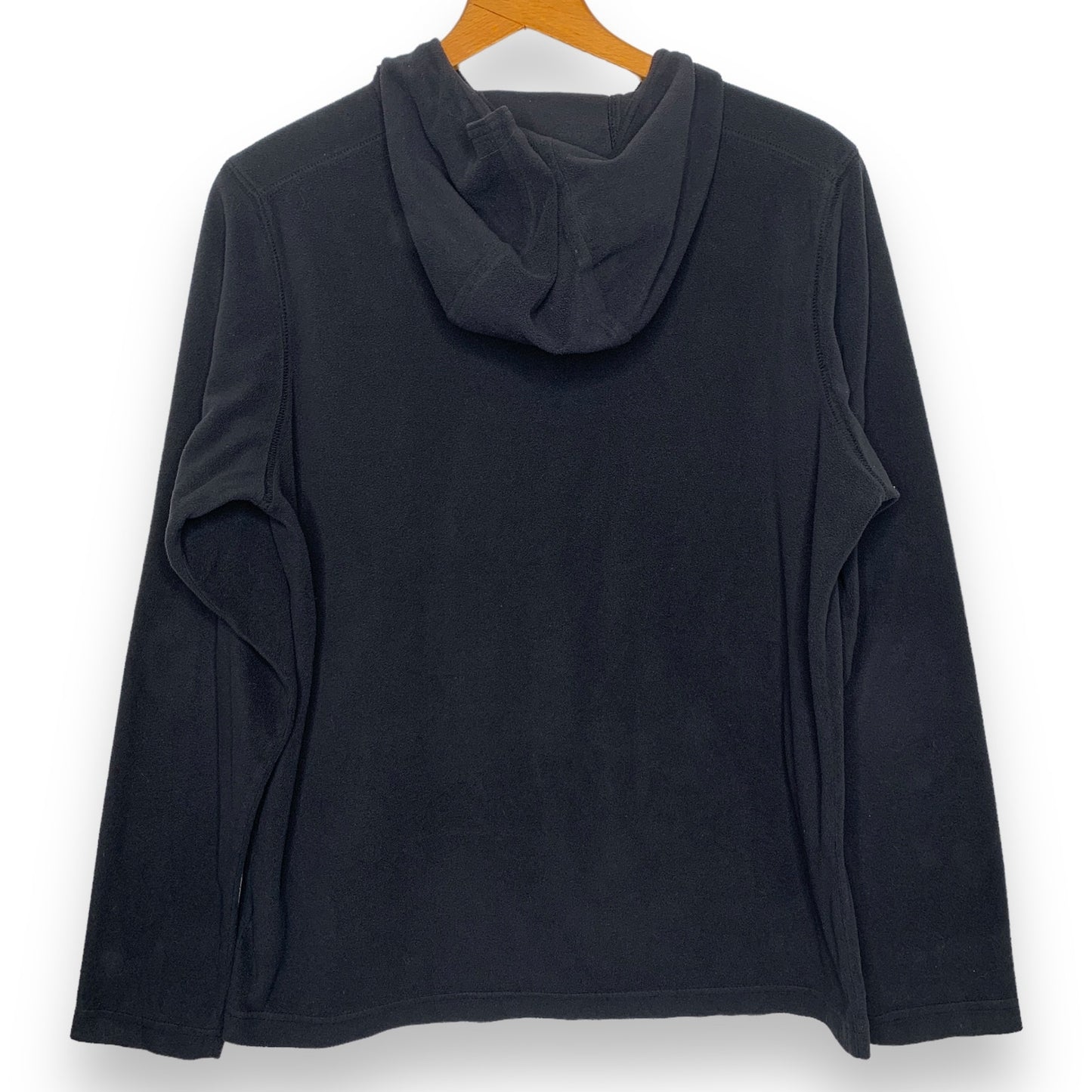 Columbia men's black fleece hooded sweatshirt SZ S