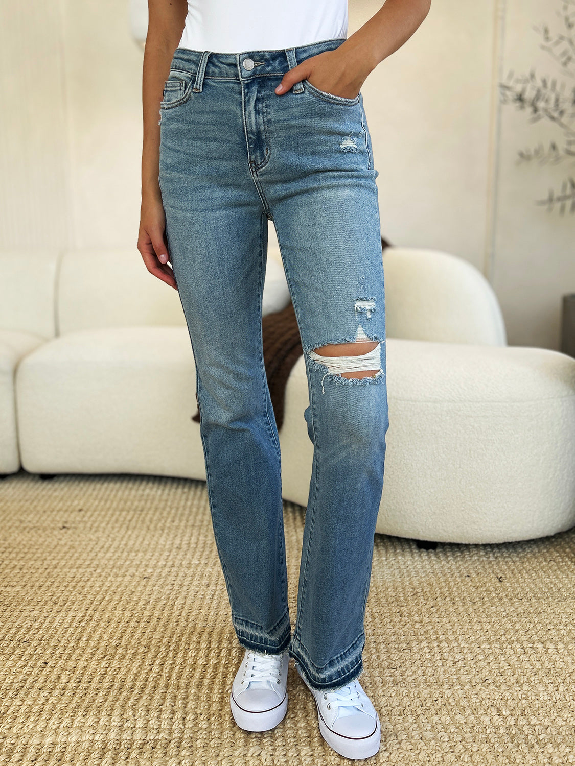 Judy Blue West Of Mojave Bootcut Jeans (0-24W)