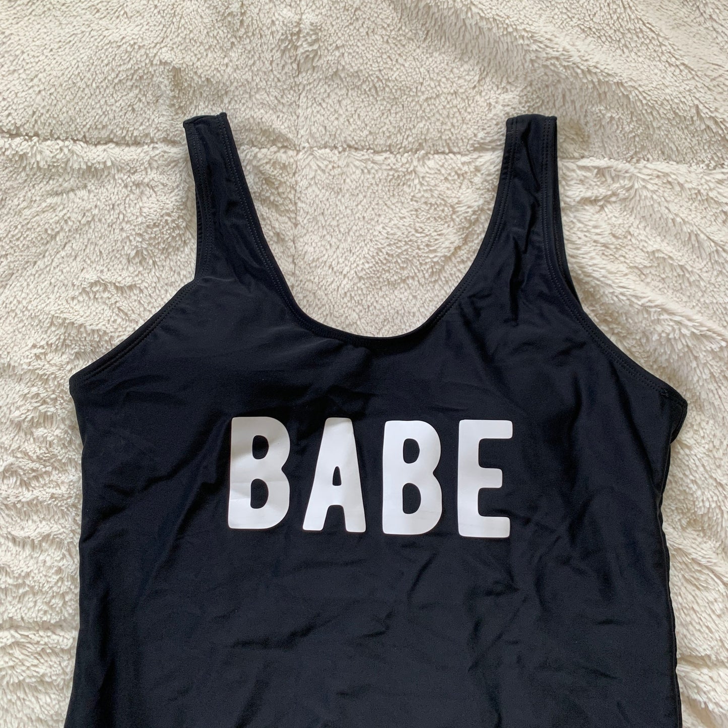 Cupshe babe scoop back one piece swimsuit SZ XL