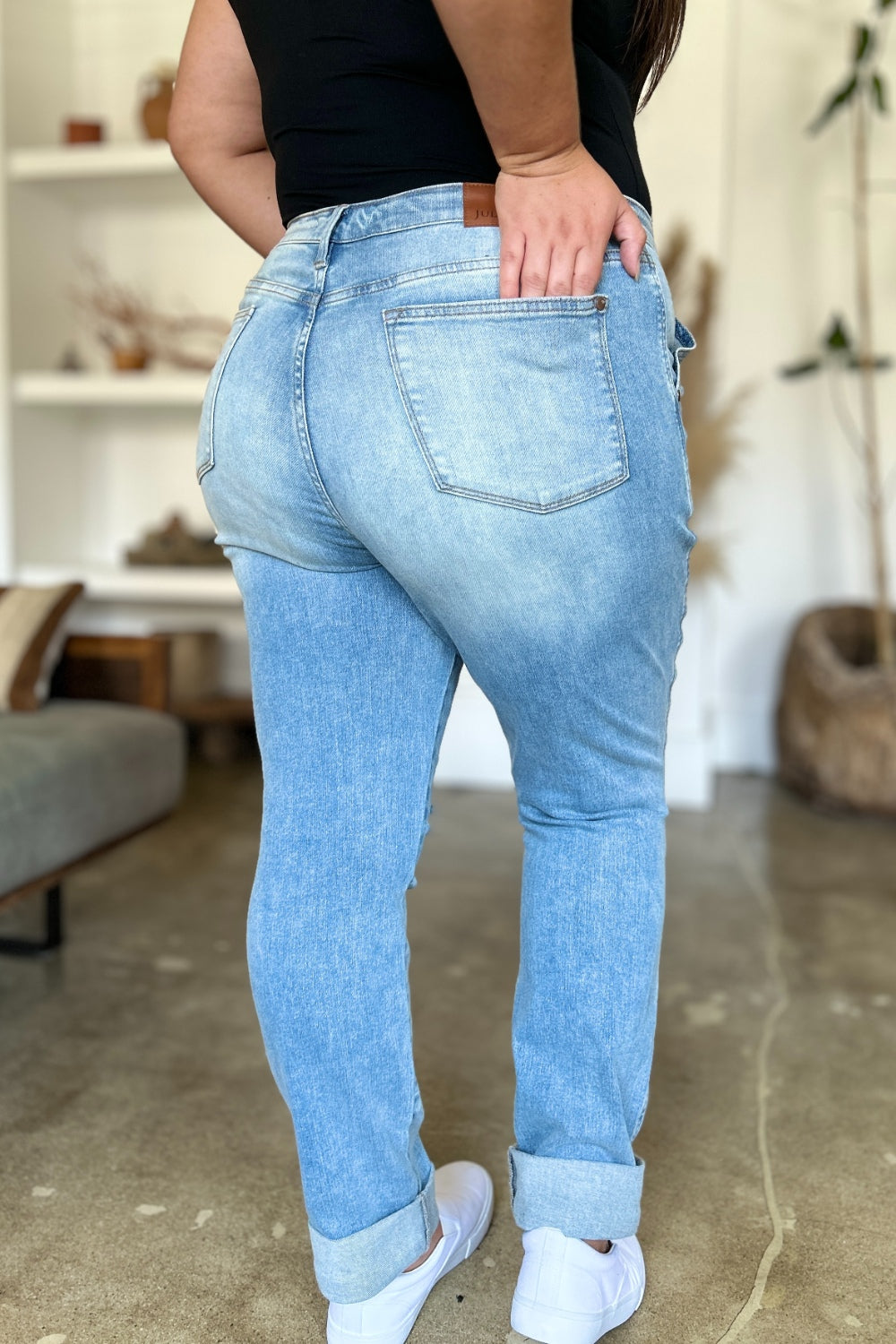 Judy Blue Hep Alien Boyfriend Jeans (0-24W)