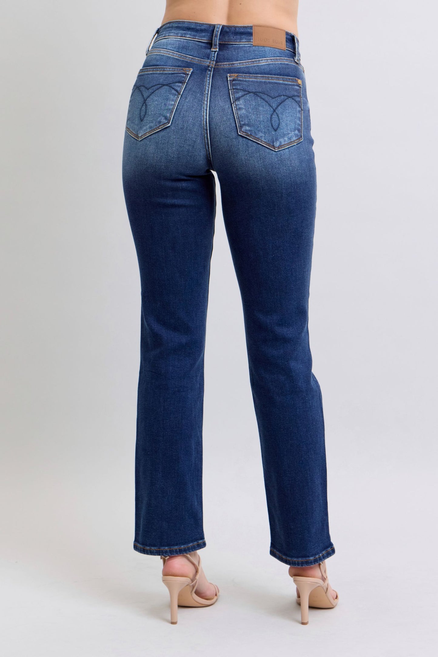Judy Blue Back to December Straight Leg Jeans (0-24W)
