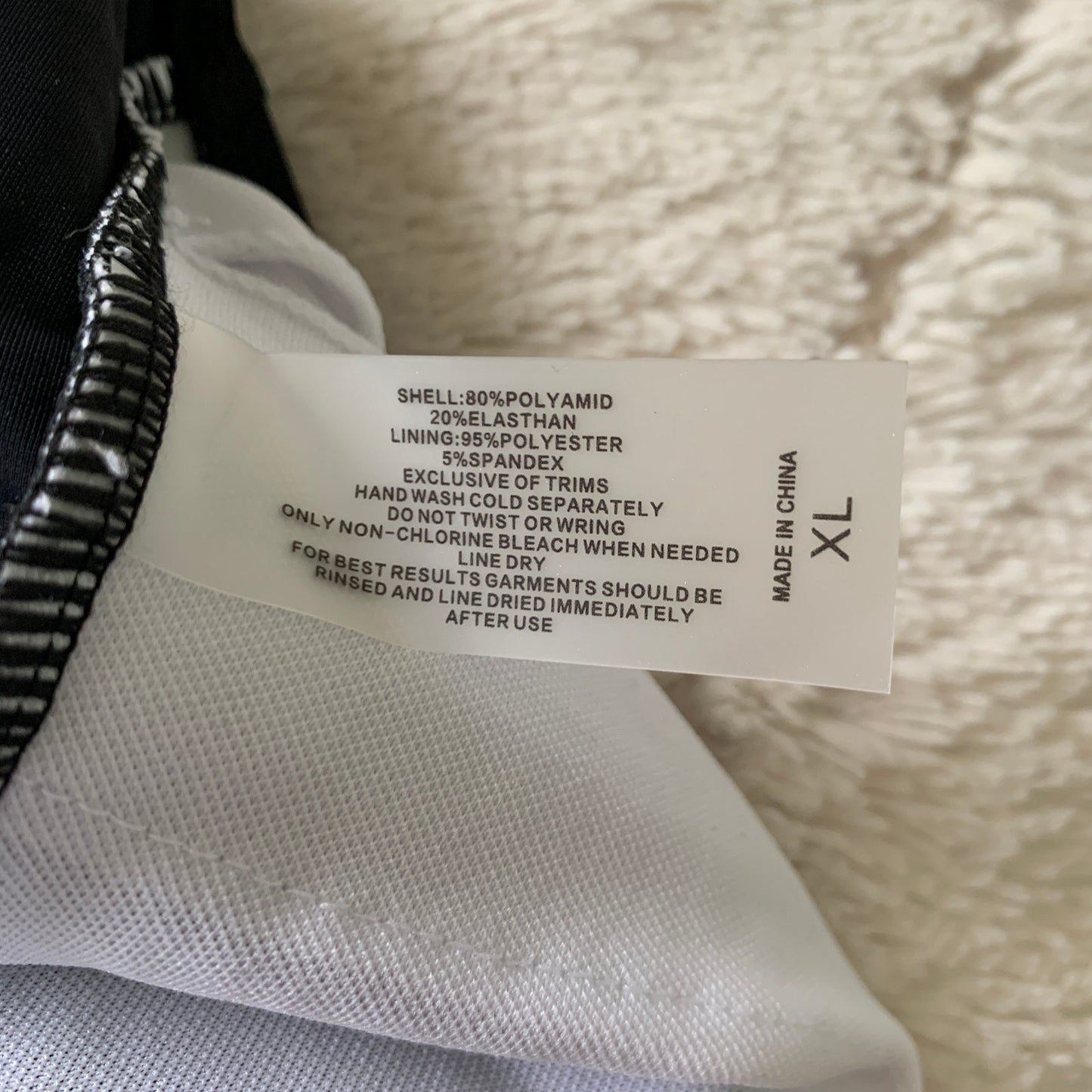 Cupshe babe scoop back one piece swimsuit SZ XL