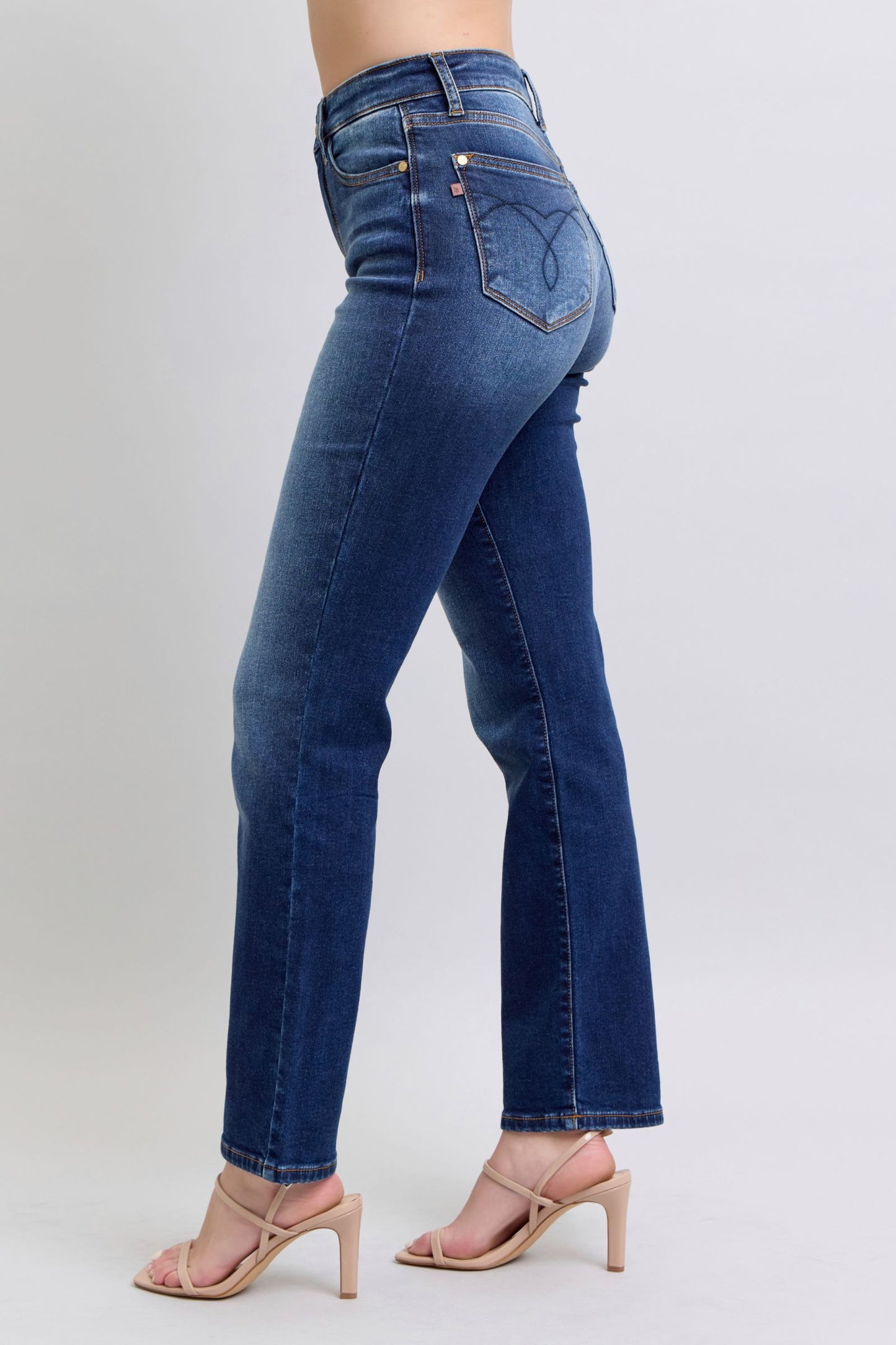 Judy Blue Back to December Straight Leg Jeans (0-24W)
