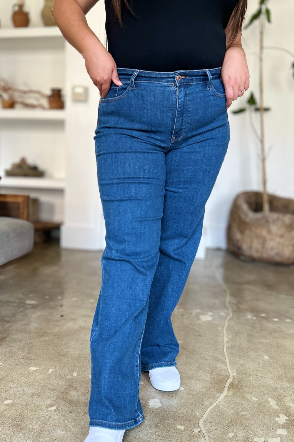 Judy Blue Lead The Way Straight Leg Jeans (0-24W)