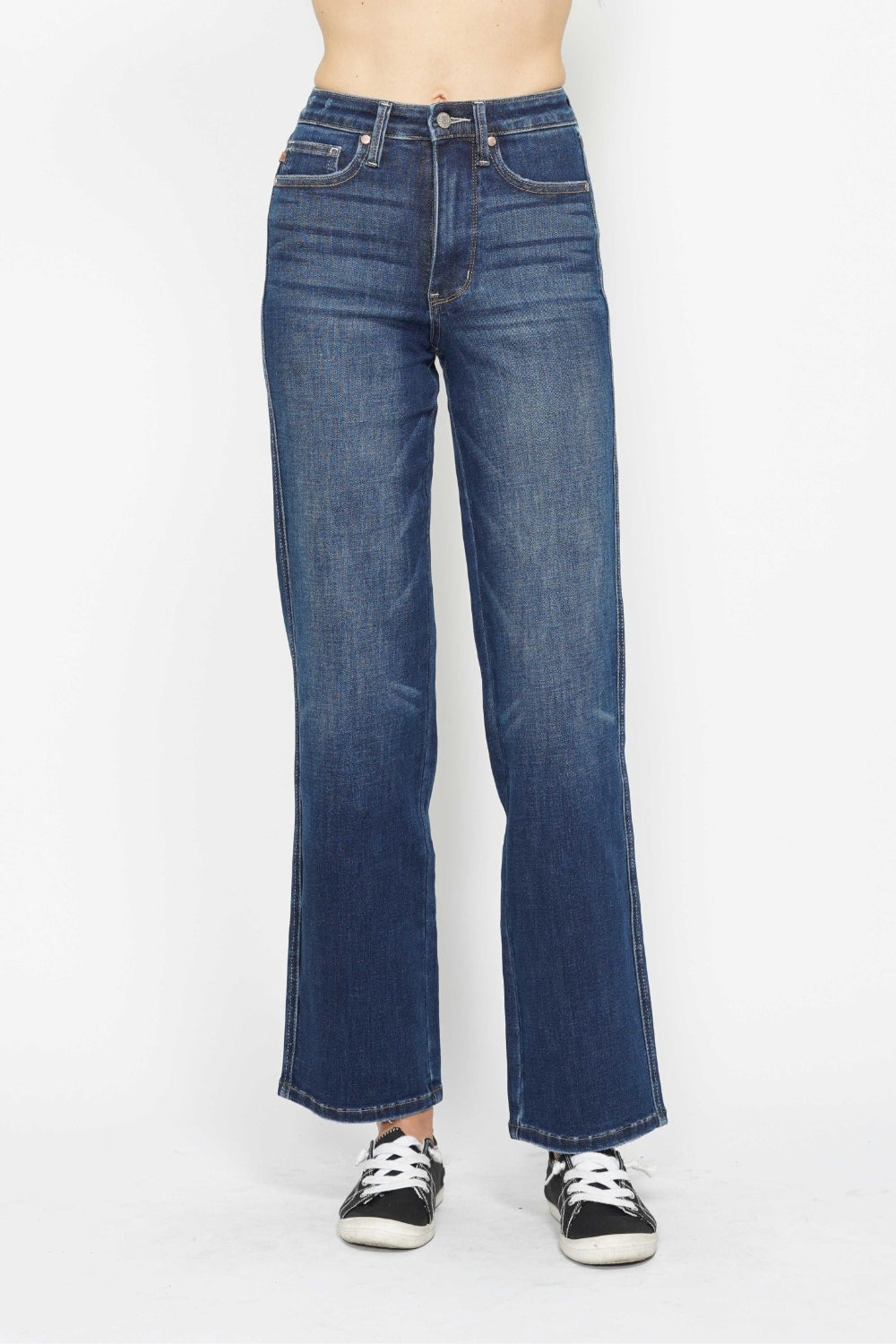 Judy Blue In My DNA Tummy Control Straight Leg Jeans (0-24W)
