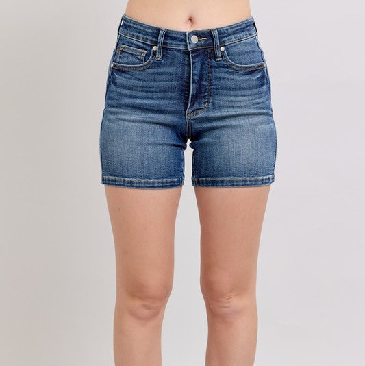 Judy Blue Lucky One High Rise Denim Shorts (S-3X)