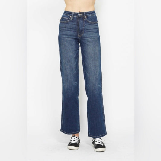 Judy Blue In My DNA Tummy Control Straight Leg Jeans (0-24W)