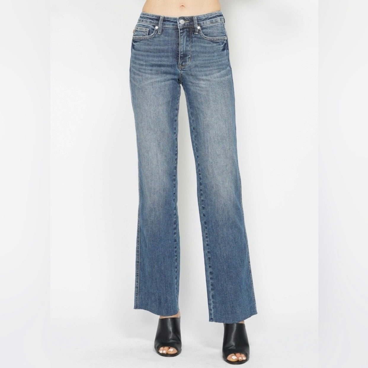 Judy Blue No Control Tummy Control Straight Leg Jeans (0-24W)