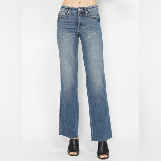 Judy Blue No Control Tummy Control Straight Leg Jeans (0-24W)