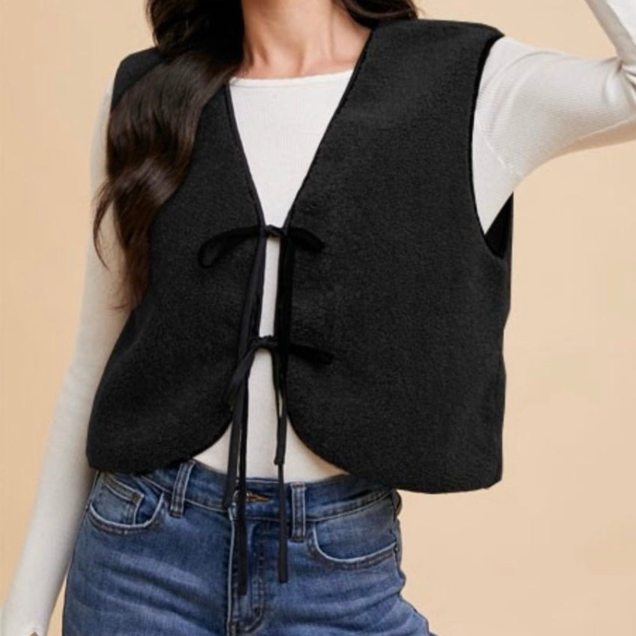 ANNIEWEAR Dakota Faux Fur Vest (S-XL)