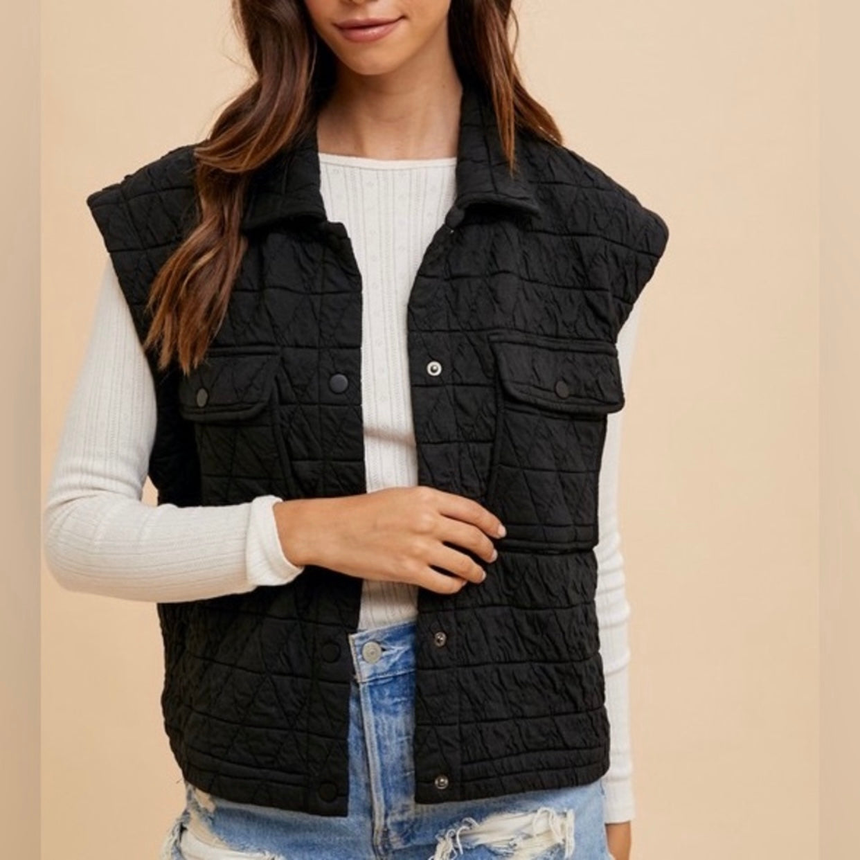 ANNIEWEAR Boulder Quilted Utility Vest (S-XL)