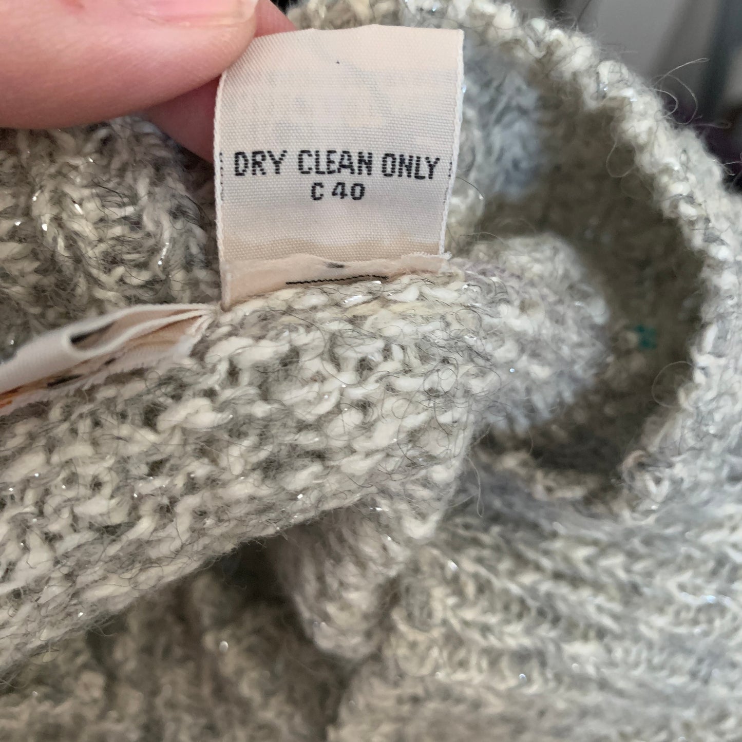 Vintage 80s Liz Claiborne chunky knit turtleneck sweater SZ M