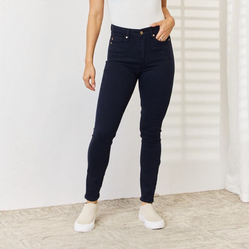 Judy Blue Northern Attitude Tummy Control Skinny Jeans (0-24W)