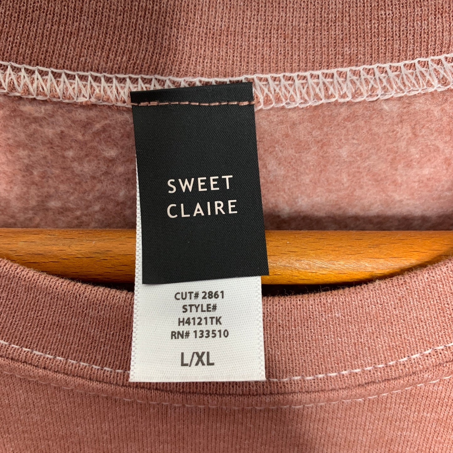 NWOT Malibu Oversized Crewneck Sweatshirt SZ L/XL