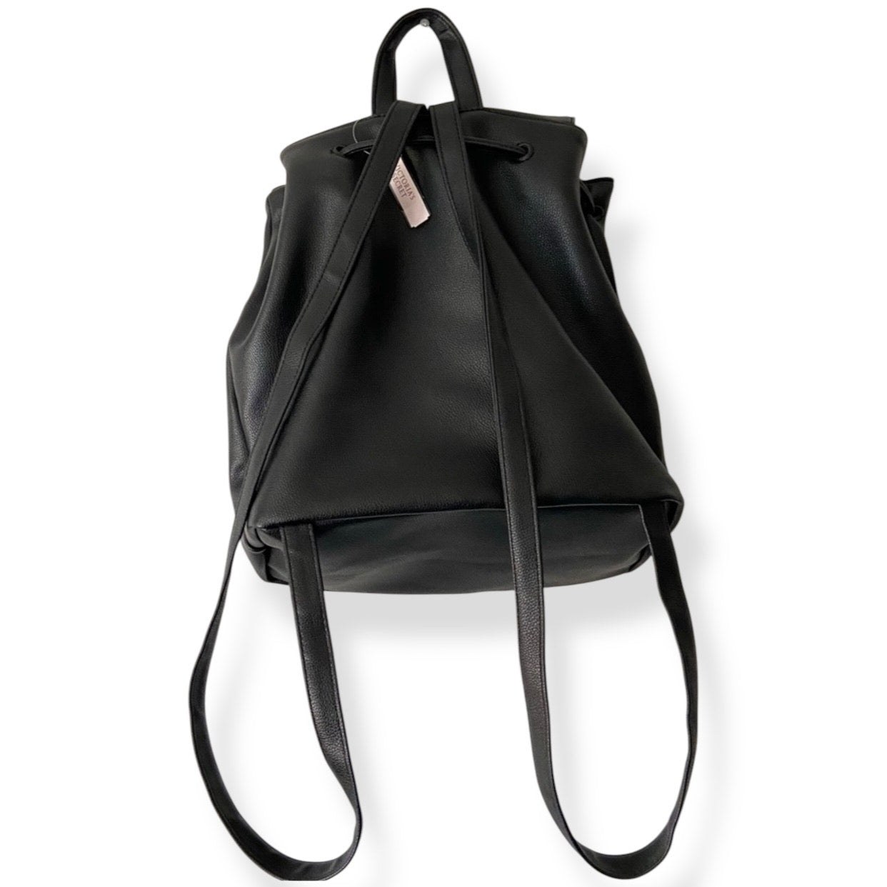 Victoria's Secret vegan leather drawstring backpack