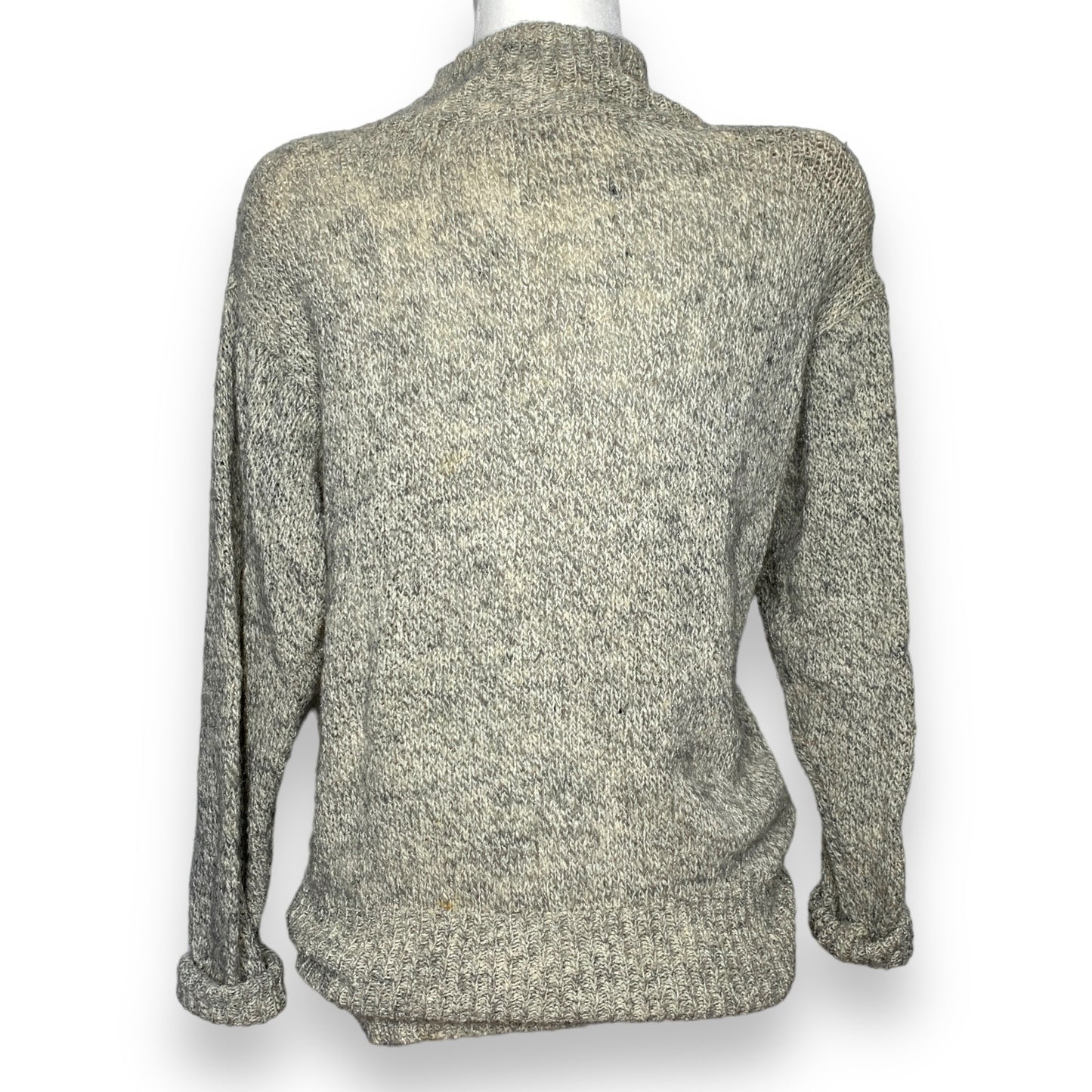 Vintage 80s Liz Claiborne chunky knit turtleneck sweater SZ M