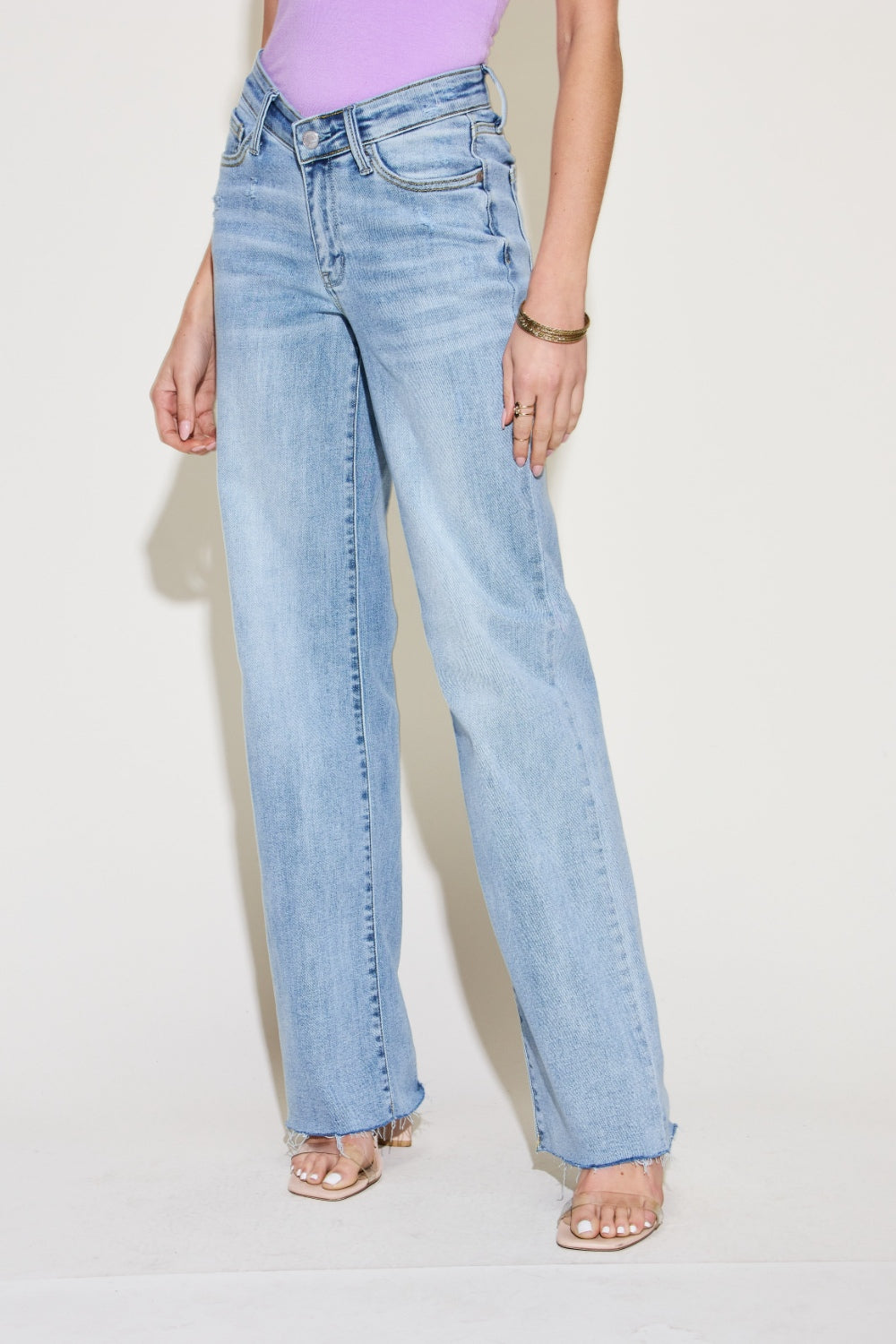 Judy Blue V Waistband Straight Leg Jeans (0-24W)