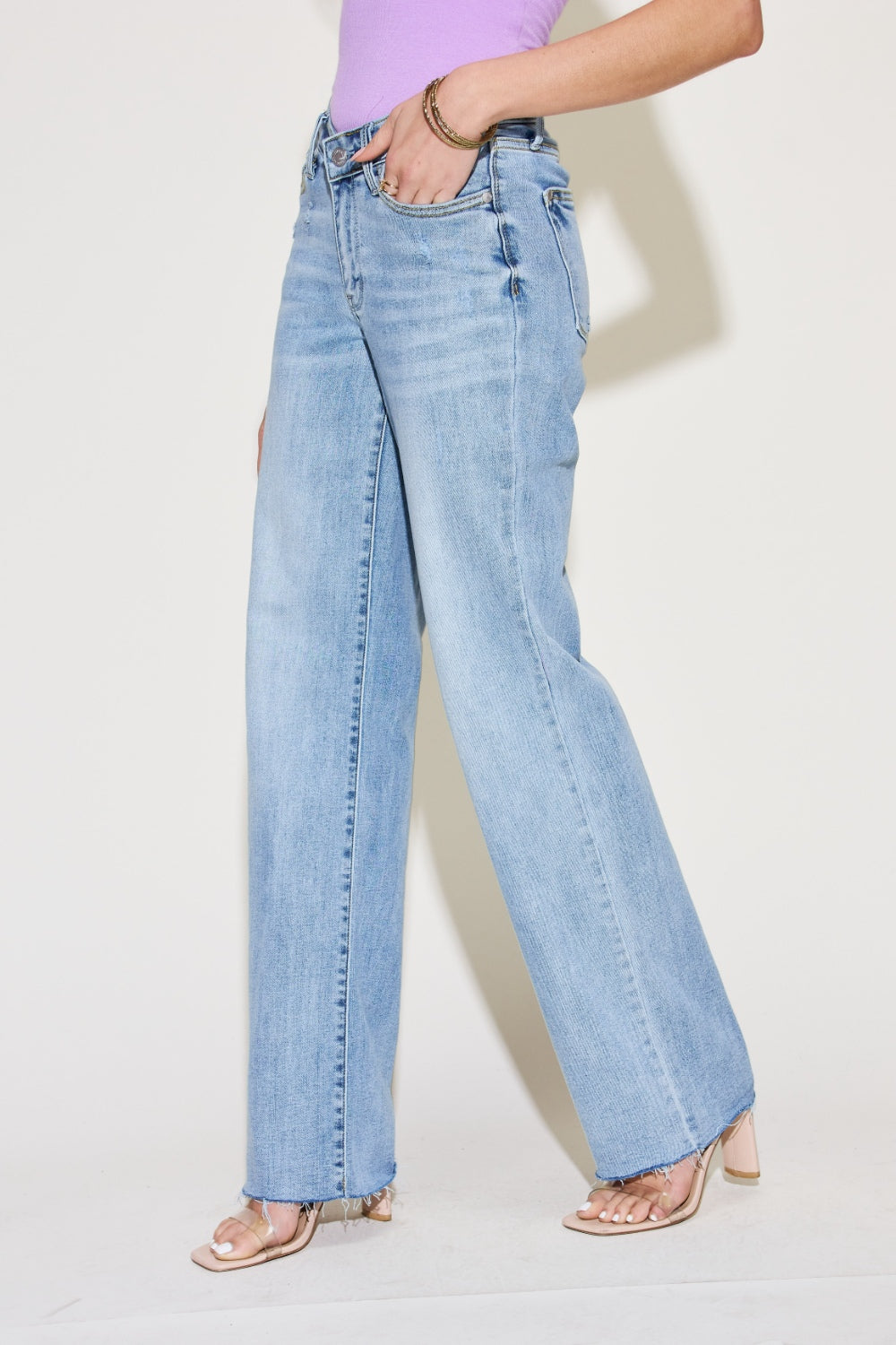 Judy Blue V Waistband Straight Leg Jeans (0-24W)
