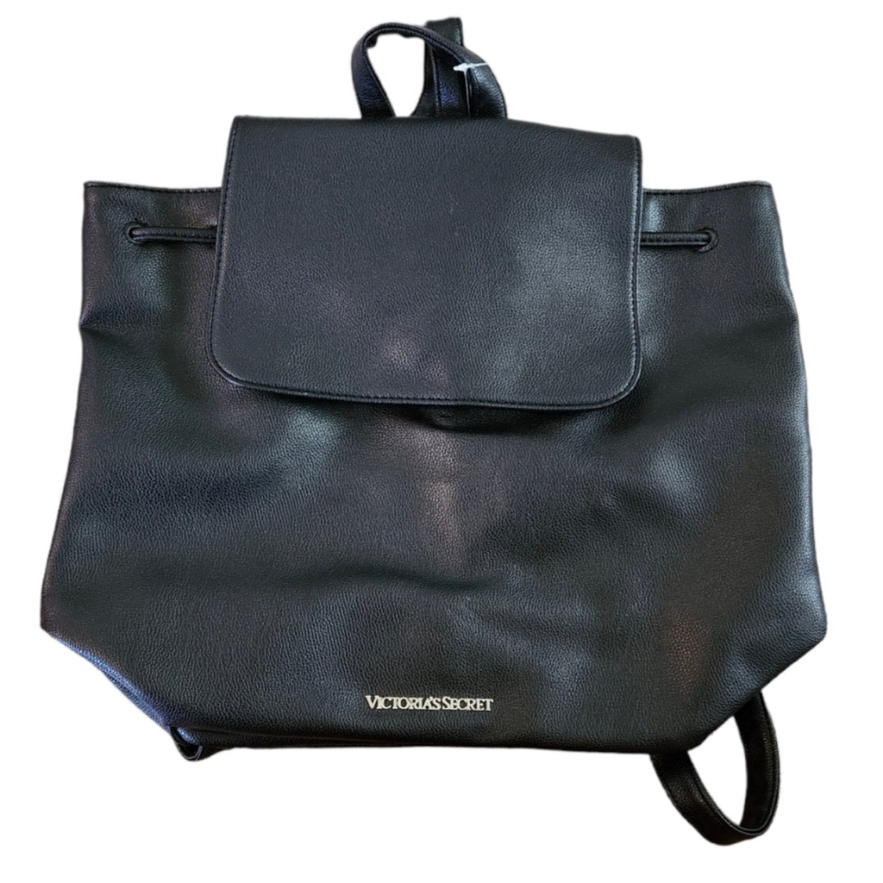 Victoria's Secret vegan leather drawstring backpack