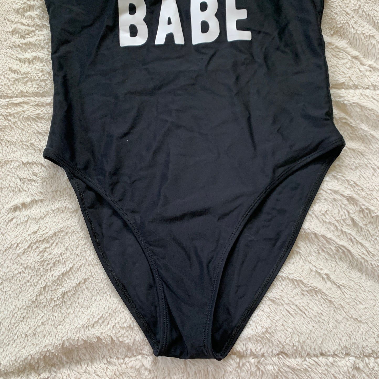 Cupshe babe scoop back one piece swimsuit SZ XL