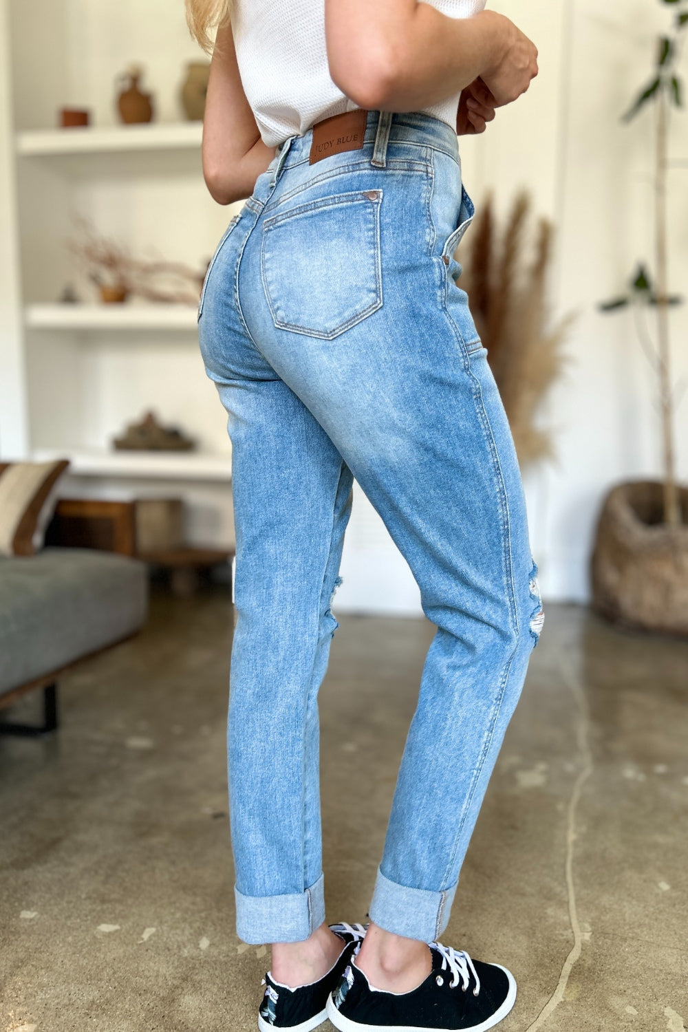 Judy Blue Hep Alien Boyfriend Jeans (0-24W)