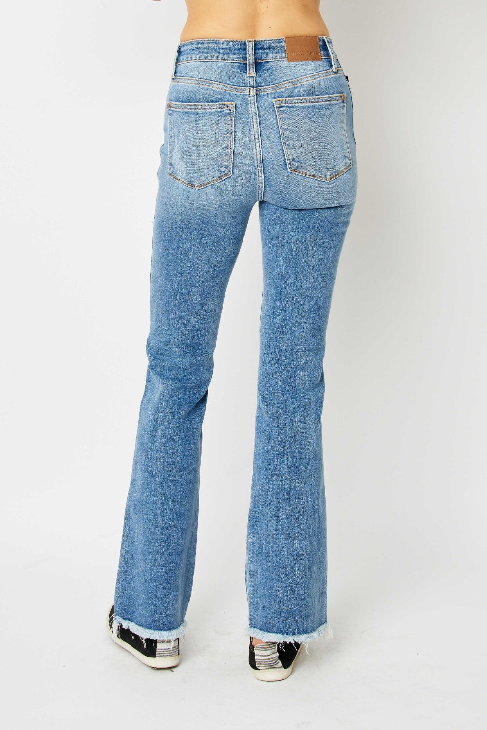 Judy Blue Boy Is Mine Distressed Bootcut Jeans (0-24W)