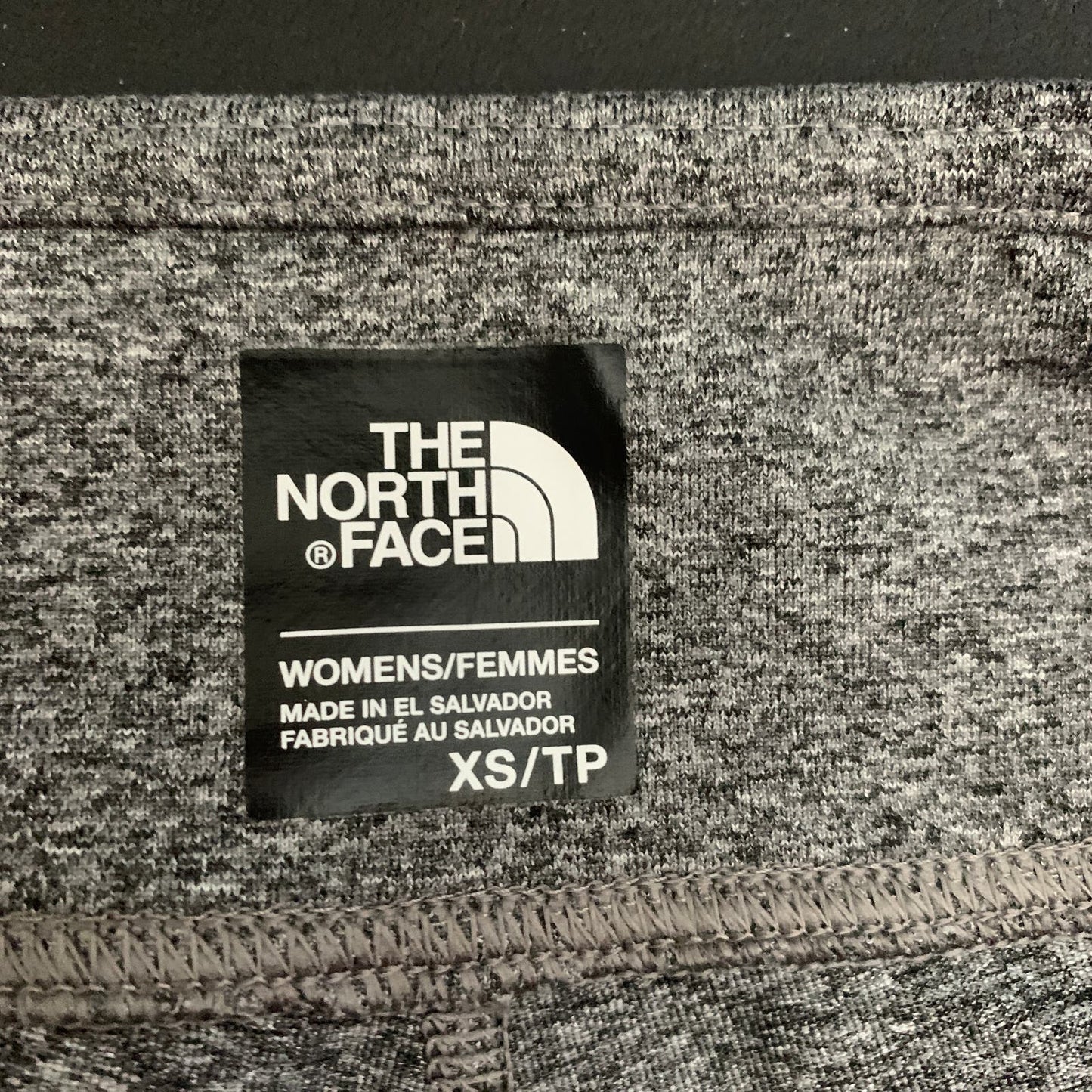 The North Face Pulse gray cropped capri active leggings SZ XS