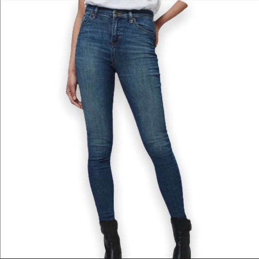 Topshop Moto Cain high rise ankle skinny jeans SZ 28