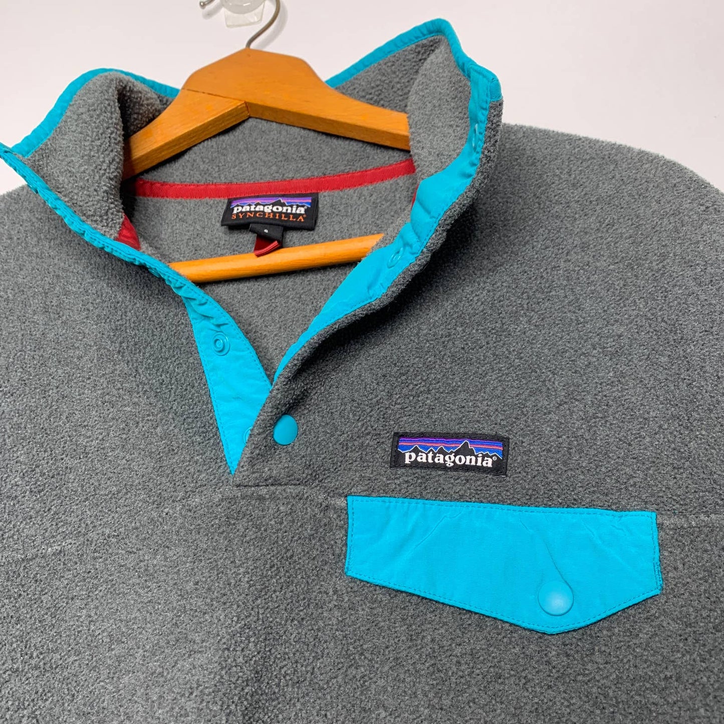 Patagonia Synchilla Snap T lightweight fleece pullover SZ S