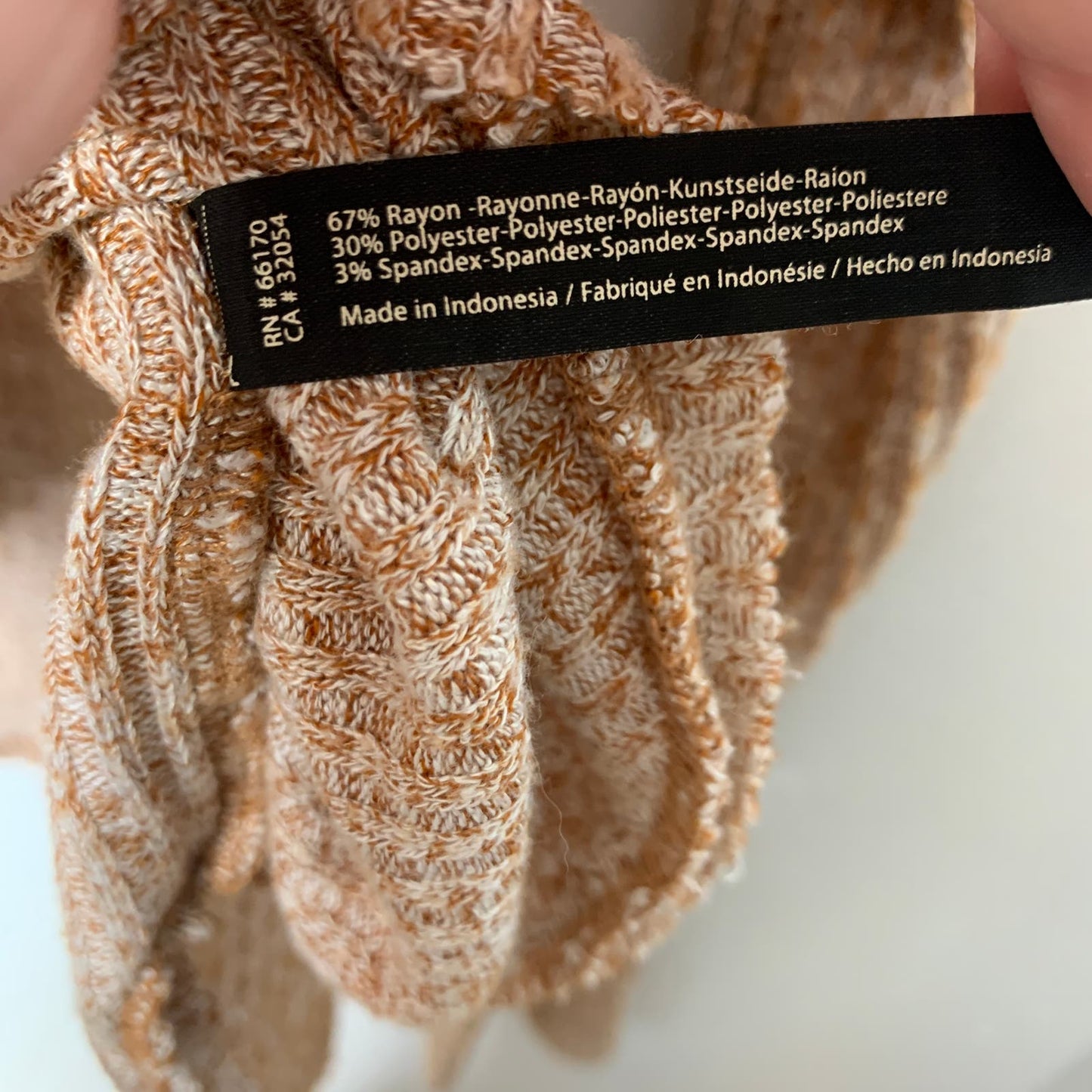 Urban Outfitters Out From Under rust ribbed knit cardigan SZ S