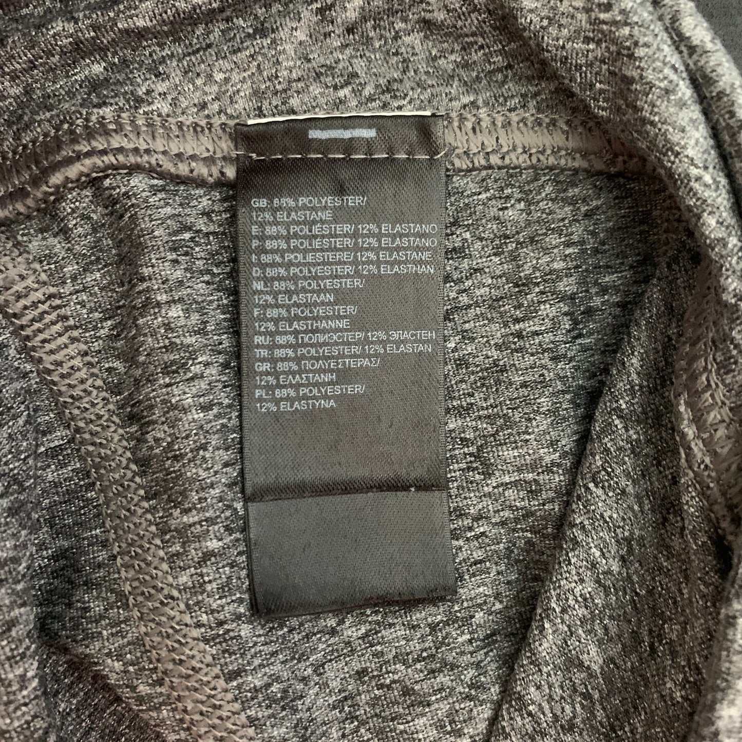 The North Face Pulse gray cropped capri active leggings SZ XS