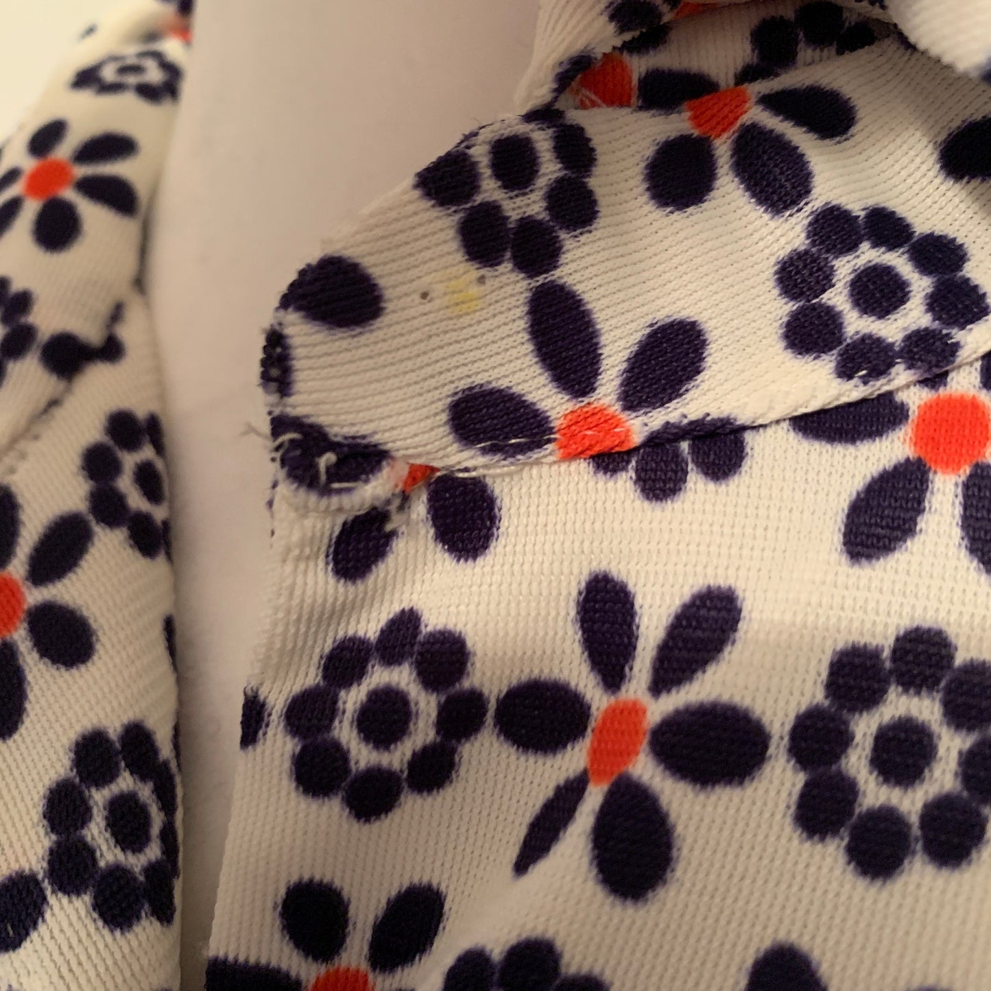 Vintage 70s Questo floral pattern puff sleeve maxi dress SZ S