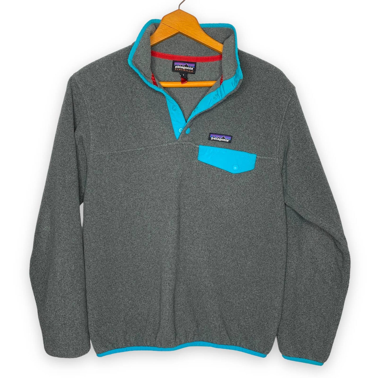 Patagonia Synchilla Snap T lightweight fleece pullover SZ S