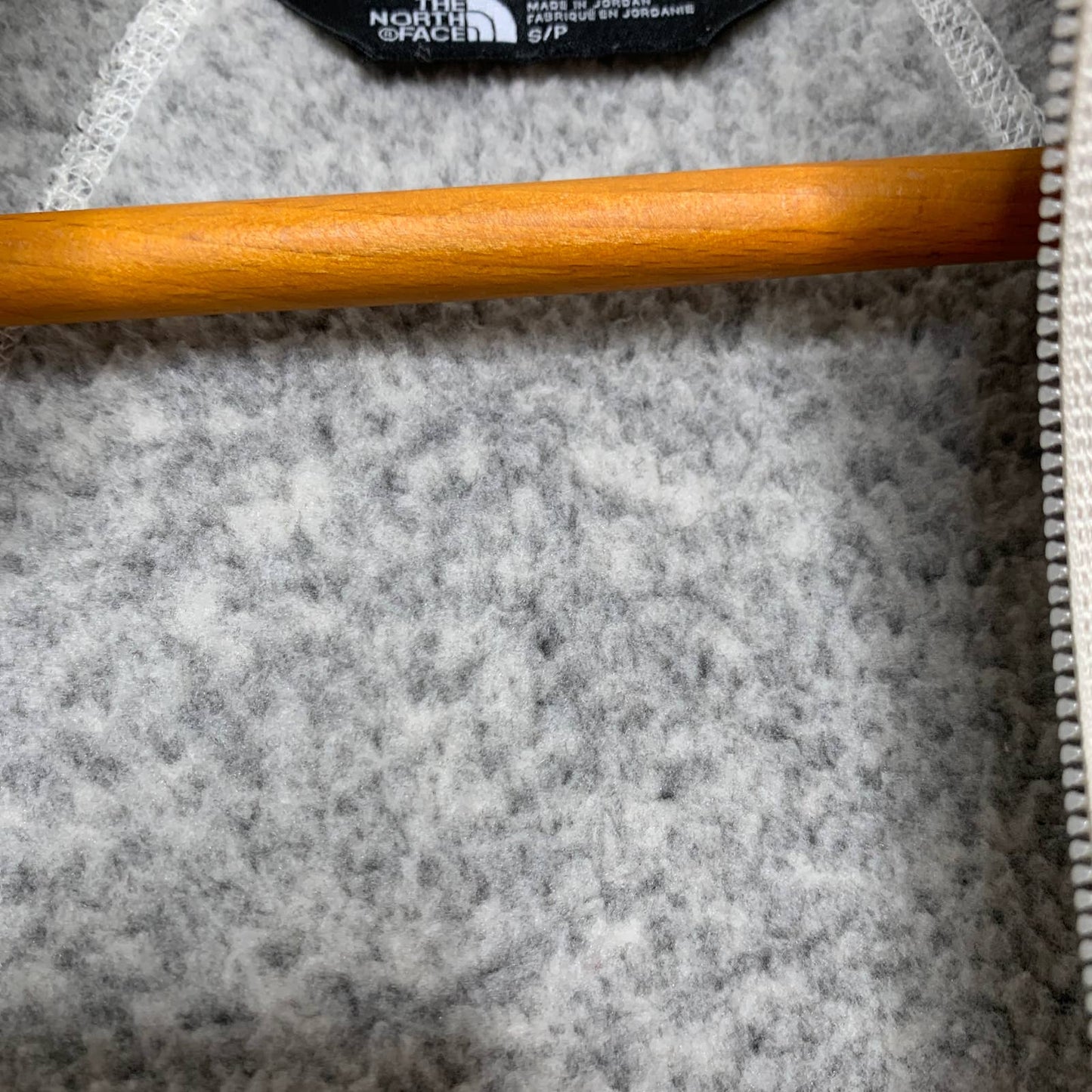 The North Face Crescent full zip sweater fleece jacket SZ S