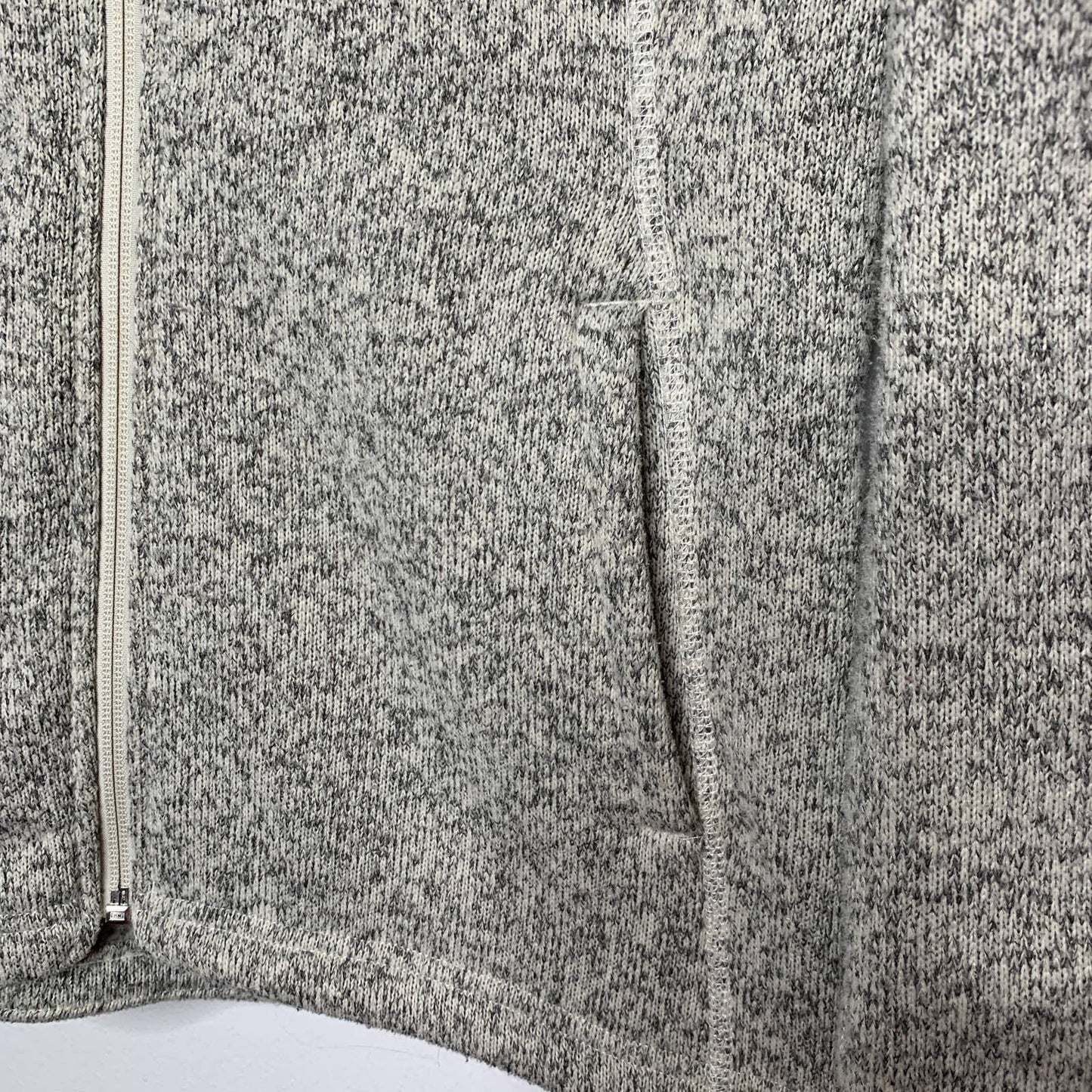 The North Face Crescent full zip sweater fleece jacket SZ S