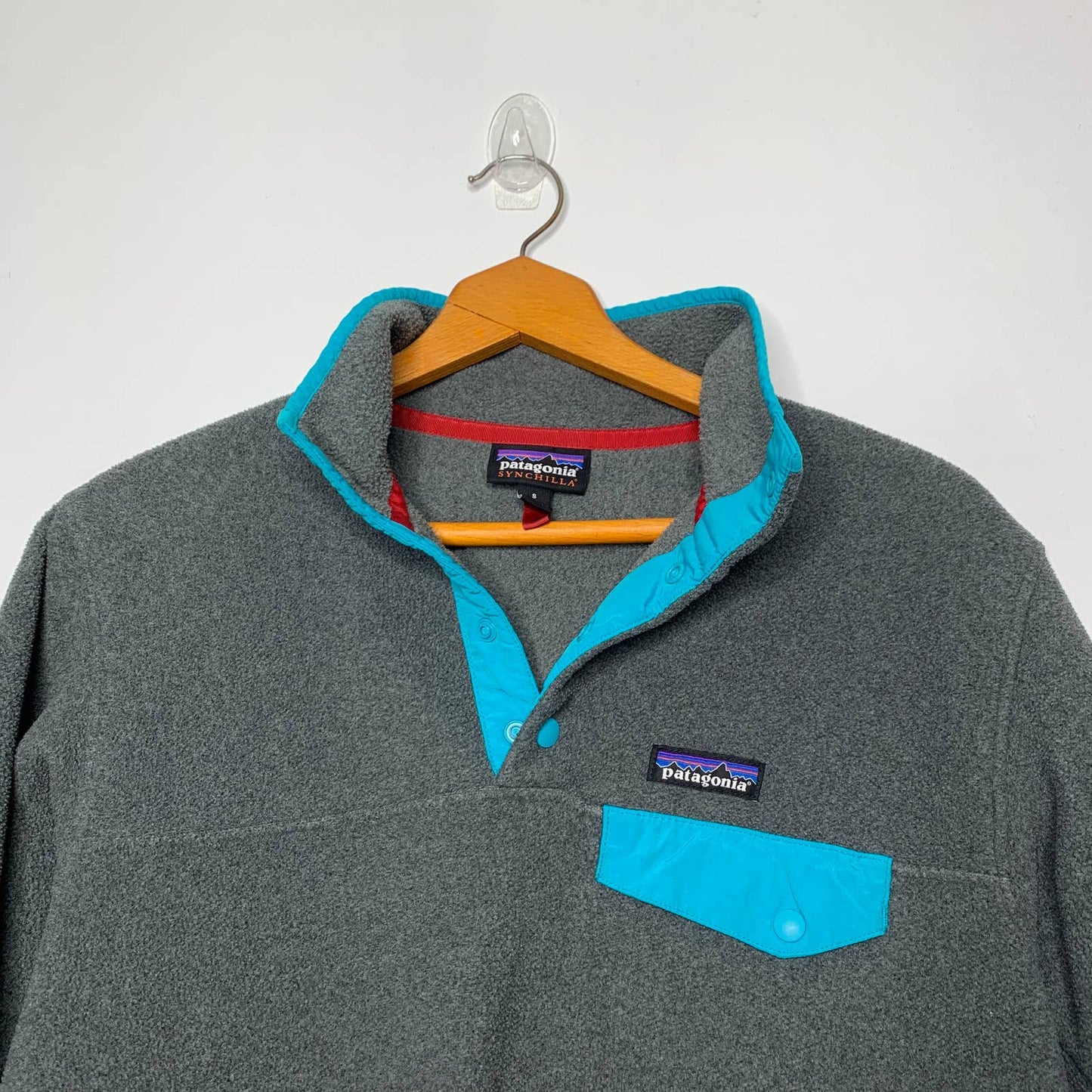 Patagonia Synchilla Snap T lightweight fleece pullover SZ S