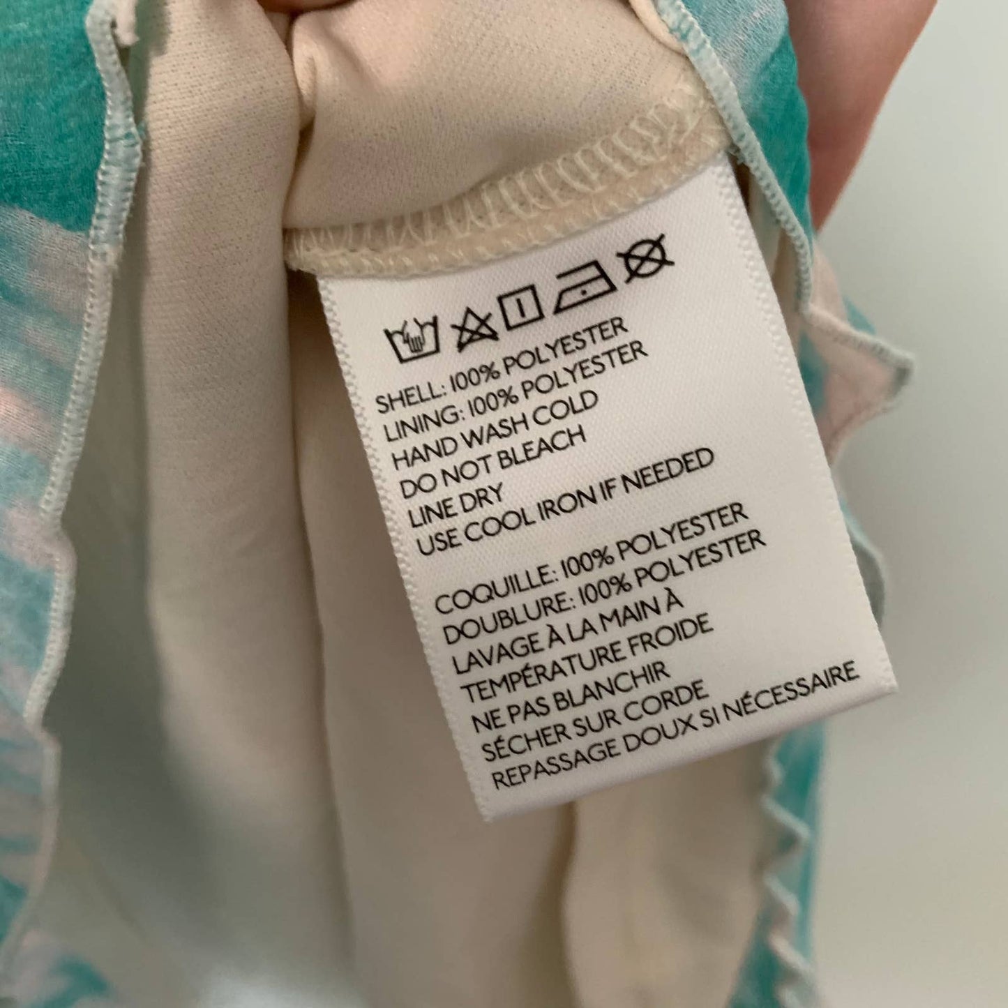 Urban Outfitters Pins & Needles tie dye ruffled strapless dress SZ L