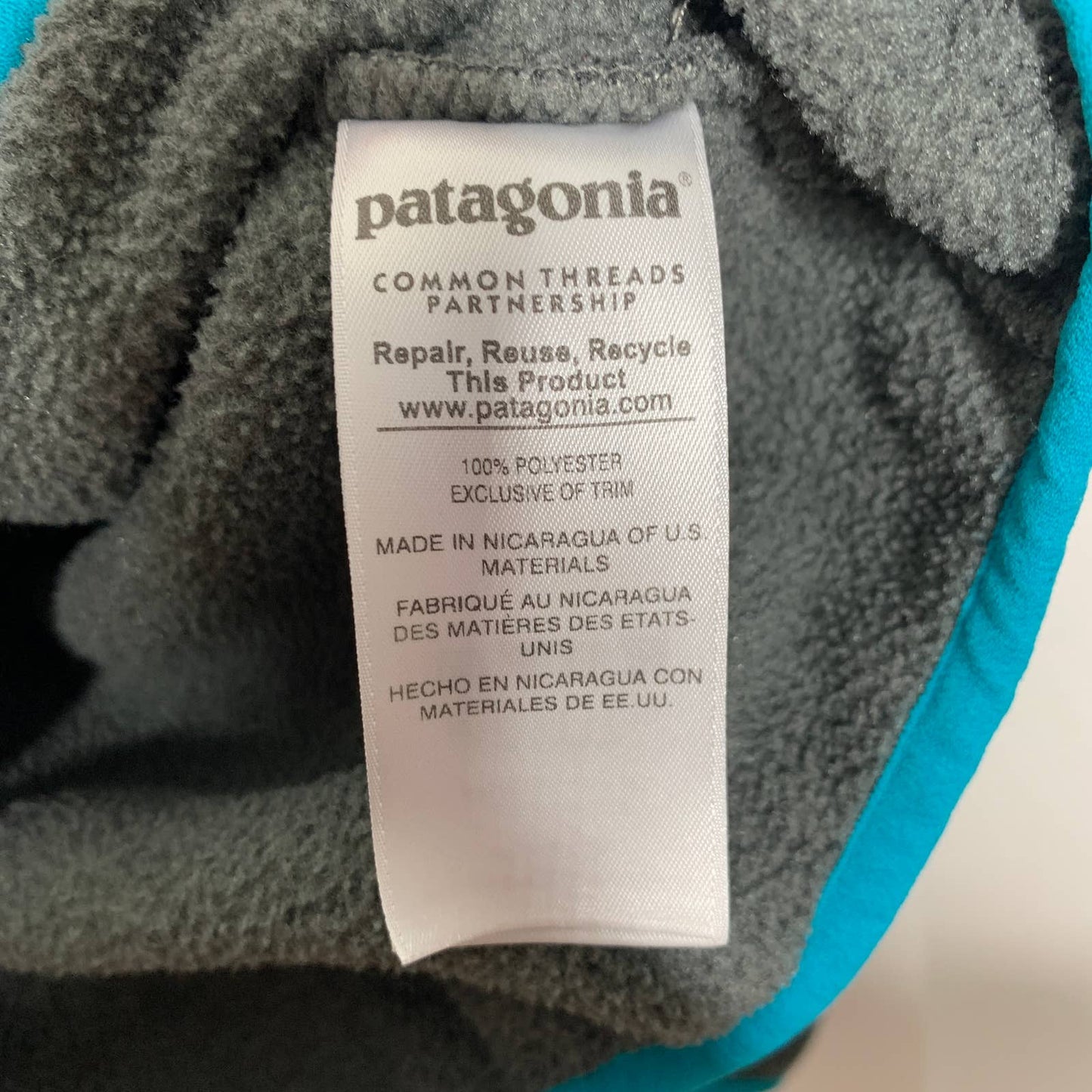 Patagonia Synchilla Snap T lightweight fleece pullover SZ S