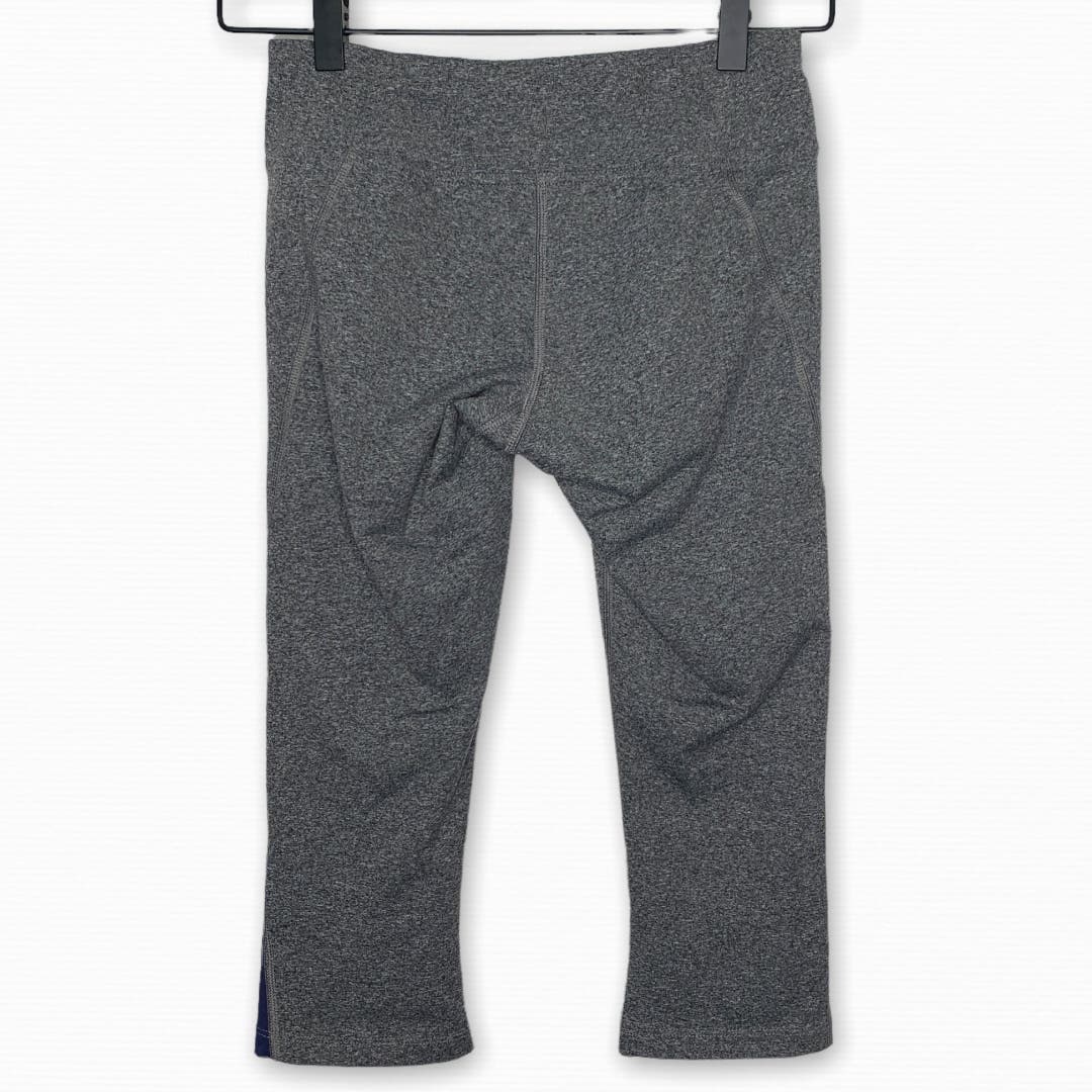 The North Face Pulse gray cropped capri active leggings SZ XS