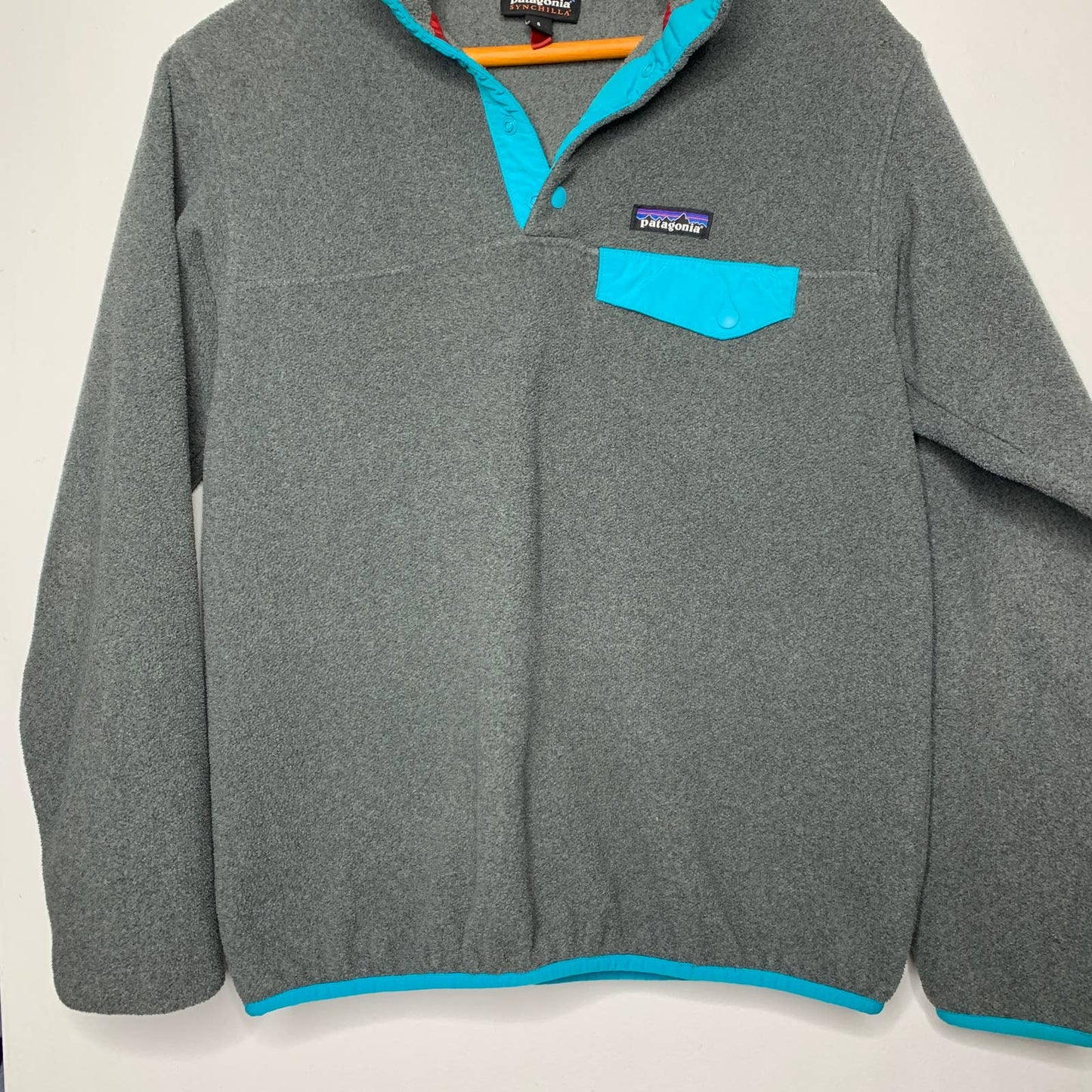 Patagonia Synchilla Snap T lightweight fleece pullover SZ S