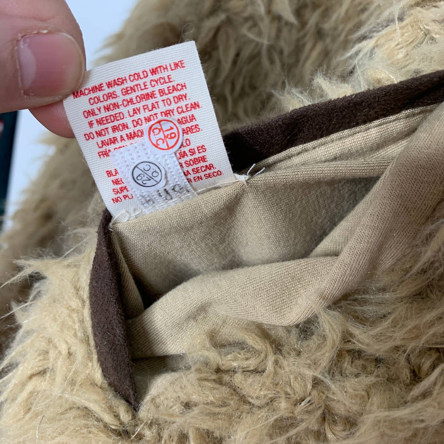 Mossimo plaid flannel lined reversible faux fur vest SZ S/M