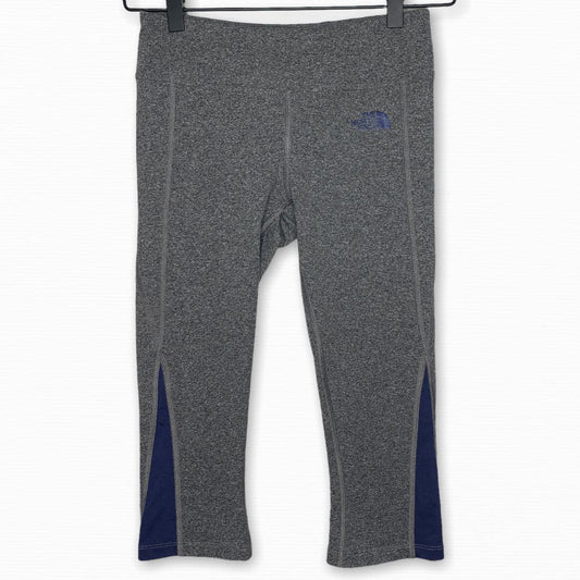 The North Face Pulse gray cropped capri active leggings SZ XS