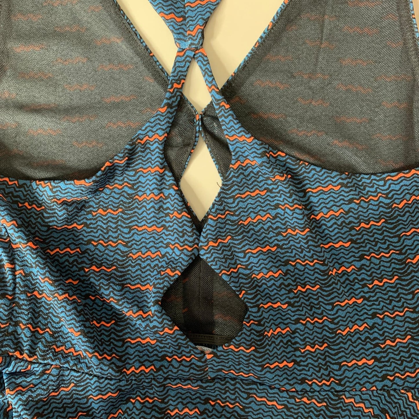 Urban Outfitters Silence + Noise abstract print cutout skater dress SZ XS