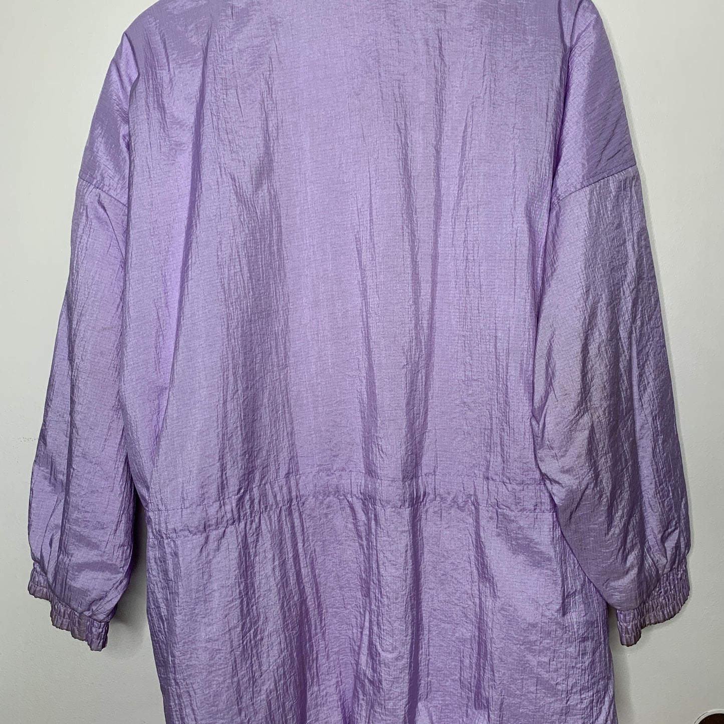 Vintage 80s Northwest Passage women's purple white windbreaker jacket SZ L
