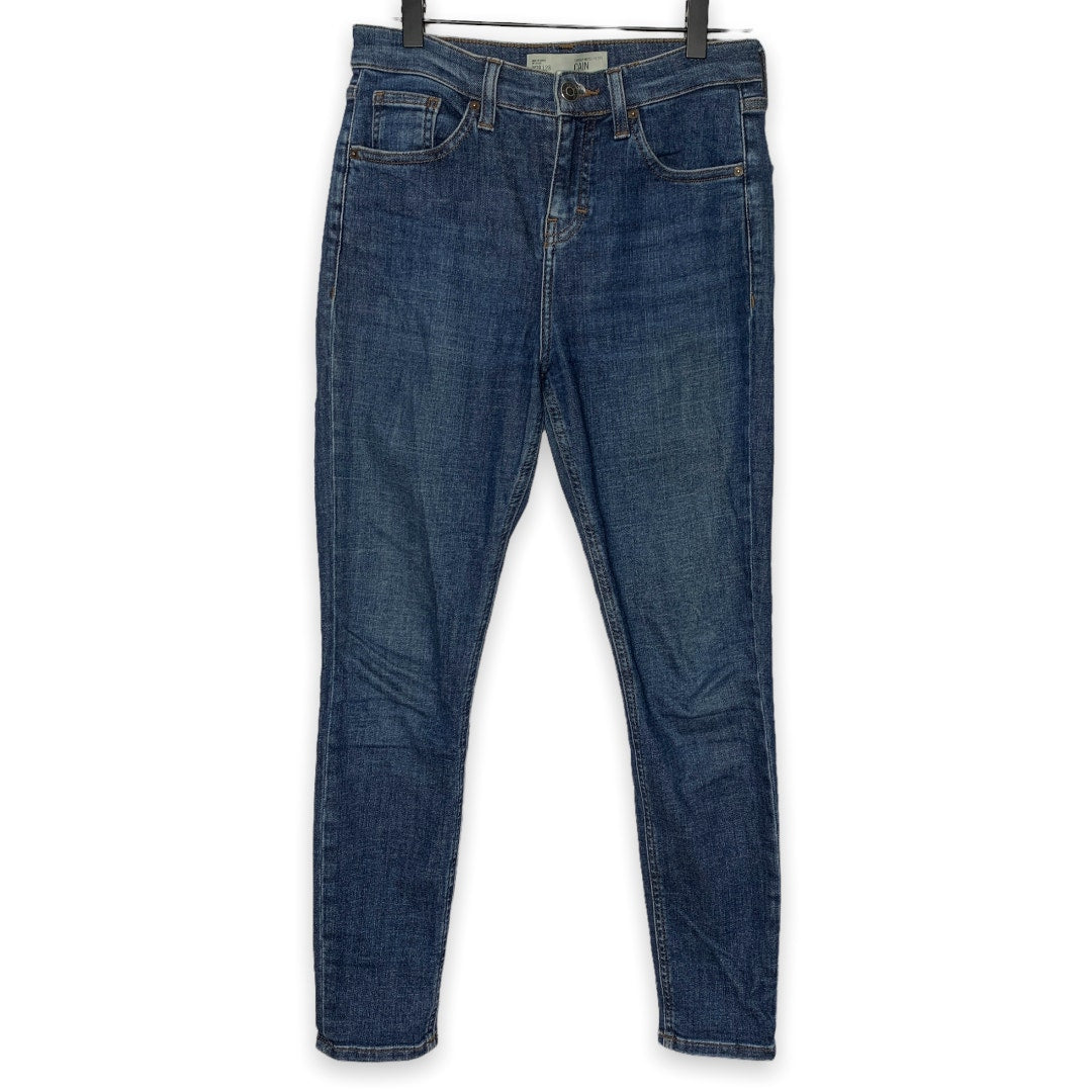 Topshop Moto Cain high rise ankle skinny jeans SZ 28