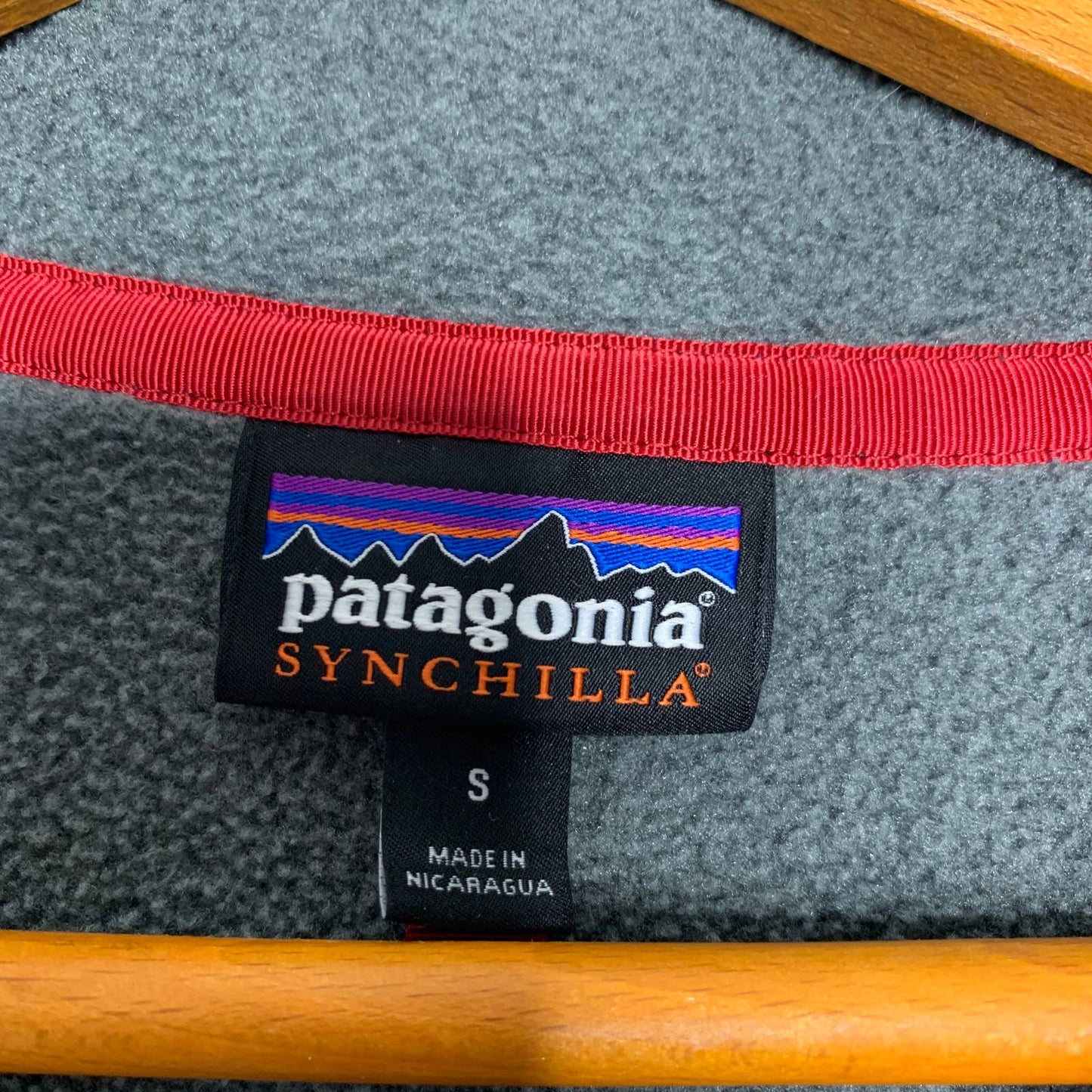 Patagonia Synchilla Snap T lightweight fleece pullover SZ S